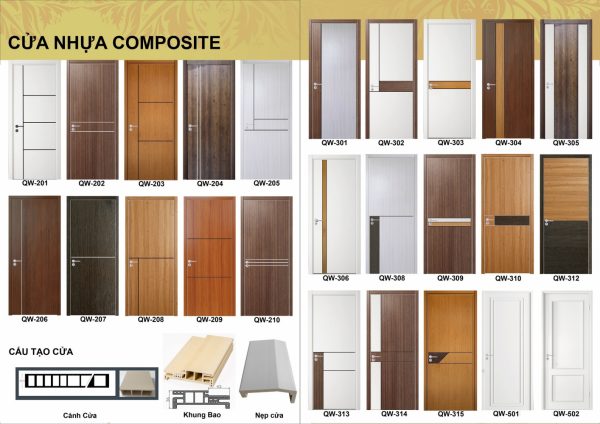 cửa nhựa gỗ composite 2